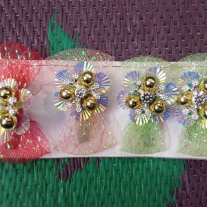 Fancy Artificial Flower Hair clip For Kids Girl