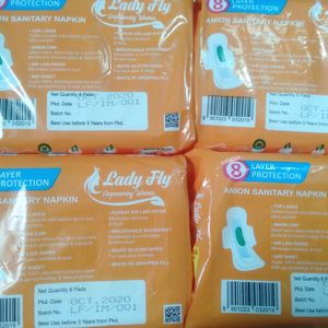 4 Pack Of Sanitary Pads