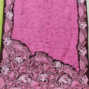 New Pure Silk Hand Batik Saree