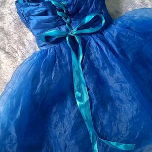 Barbie Organza Fabric Beautiful Flowy Short Dress