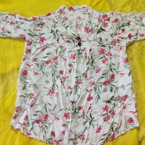 White Cotton Plus Size Top + Surprise Freebie