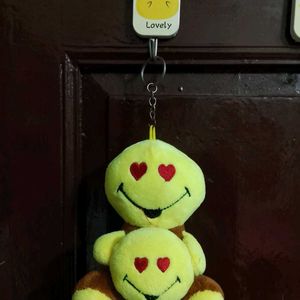 Yellow and Brown Colour Key Chain