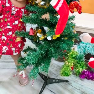 Xmas Dress For 0-2 Years