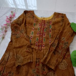 Mirror Work Kurti