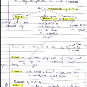 CLASS 12TH PSYCHOLOGY HANDWRITTEN NOTES