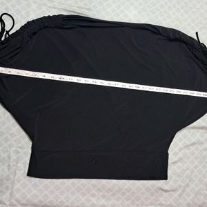 Boat Neck Black Top