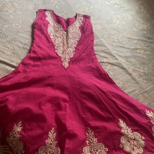 Pink Anarkali