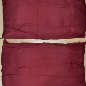 Set Of 2 Red Colour Pillows