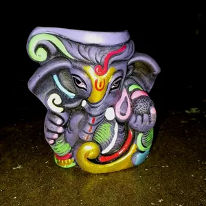 Handmade Terakota Beautiful Ganesh Penstrand