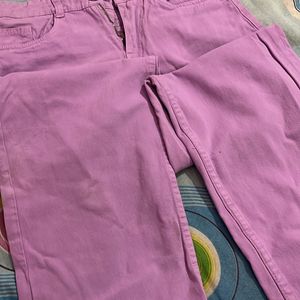 Lavender Coquette Core Jeans