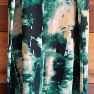 Beautiful Tye and Dye Green Dress