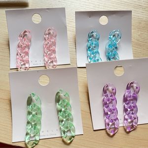 Pastel Link Earrings For