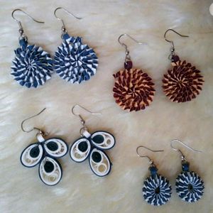 Quilling Earrings - 9 Set