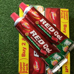 (Pack of 2) Dabur Red Gel Ayurvedic Toothpaste