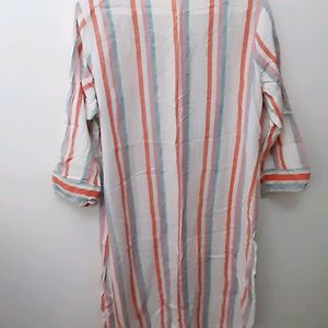 Pure Cotton Striped Kurta