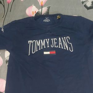 Tommy Hilfiger T-shirt Navy Blue In New Condition