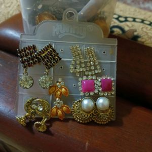 Set Of 6 Earrings