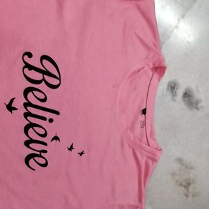 Pink Oversized Tee