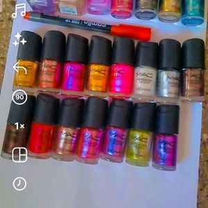 Mac And Other Brand Nail Paint- Each 25 Rs