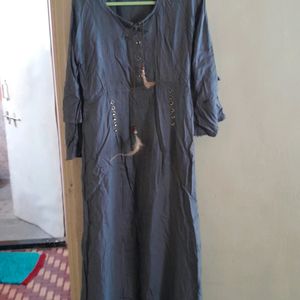 Long Grey Kurti