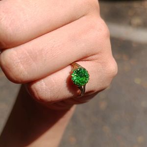 Green Stone Ring