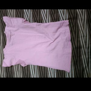 Combo Of Baby hug Pink Tops For 4-5 Years Old