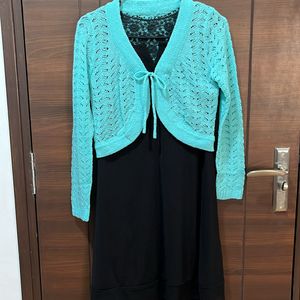 Party Dress With Shrug