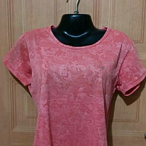 Coral Red Trendy Tshirt.