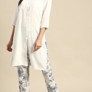 Anouk Pure Cotton Kurta With Pant For Women