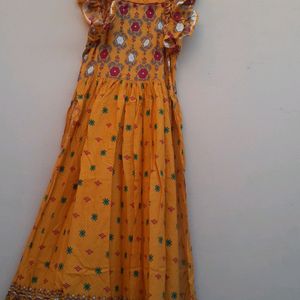 Side Open Anarkali Kurti