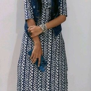 Blue Print Kurti