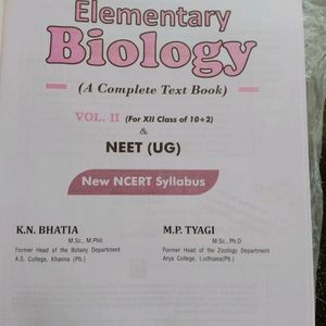 Trueman's Elementary Biology Vol. II for Class12