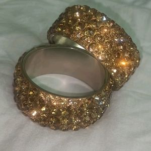 Golden Stone Bangles