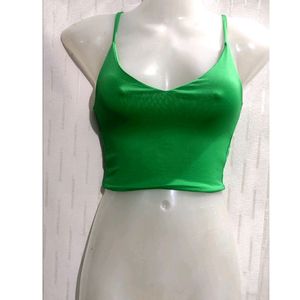 Fitted Crop Top For Girls L/15