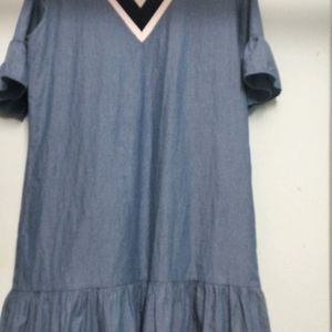 Korean Denim Dress