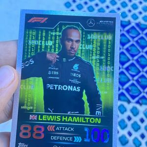 (laminated)F1 Cars Card Lewis Hamilton Rere