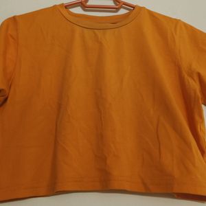 Orange Crop Top