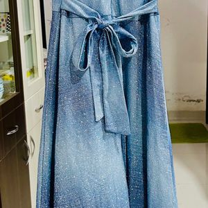 Beautiful Tiny Girl Solid A-Line Maxi Dress