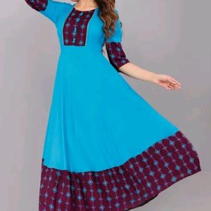 Anarkali Rayon Kurta.Brand New