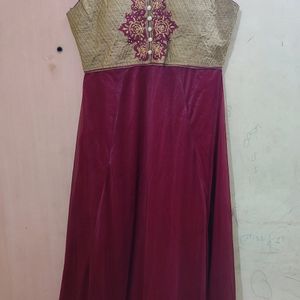 🌟New Padded Long Kurti.. Free Gift Included