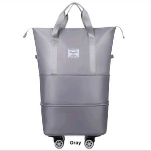 Wheel Folding Bag Inported Waterproof For Unisex🧿