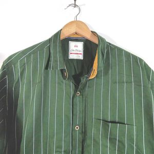 Green Striped Shirt (Men's)