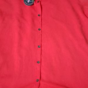 NEW BRIGHT RED SHIRT FOR FEMALES