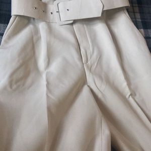 ZARA BELTED PANTS