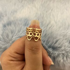 Set Of 4 Golden Rings