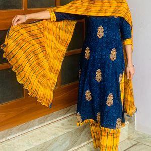 Women Plazo Suit With Dupatta