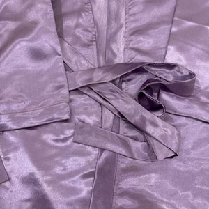 New Satin Robe