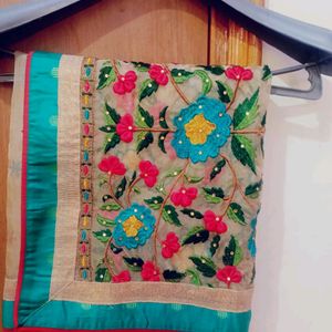 Beautiful Organza Phulkari Dupattaa