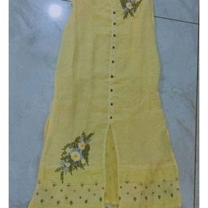 Stylish Yellow Kurta