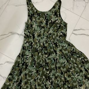 Army Printed Frock